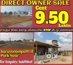 _Prime location dtcp plot for Sale Near Saravanampatti IT Park Near