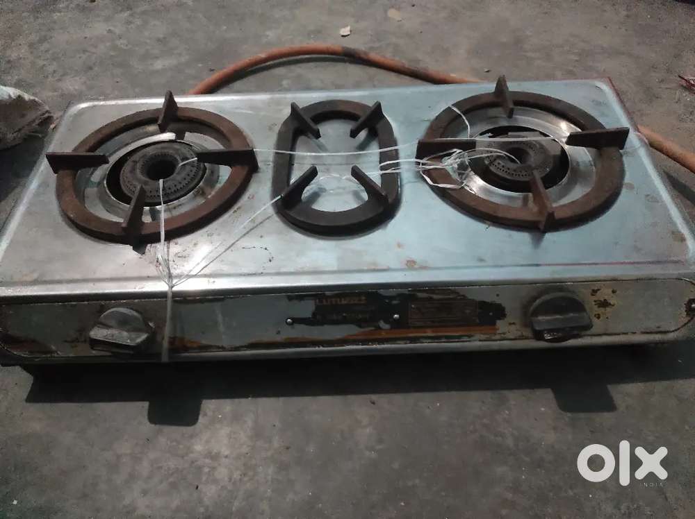 Sumeet steel gas stove 2burnel