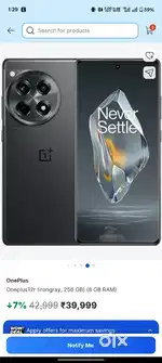 Oneplus 12r 8 256 (0 day used) not activated full warranty
