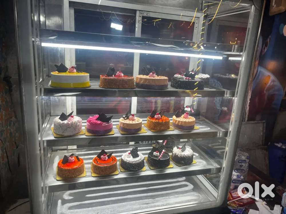 Cooling cake display running condition