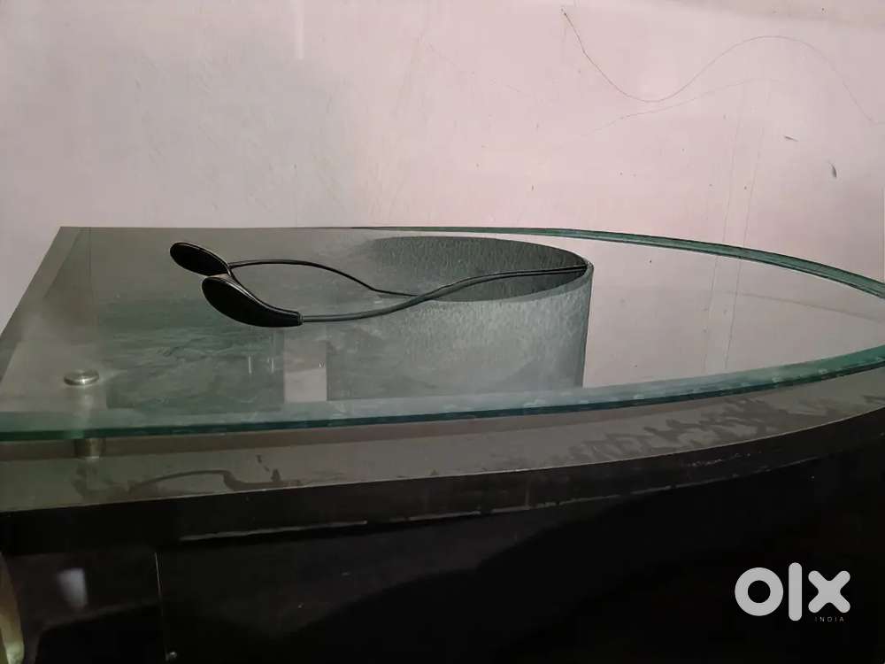 A glass table office purpose