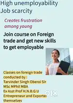 Short term course in Foreign trade/Export Import