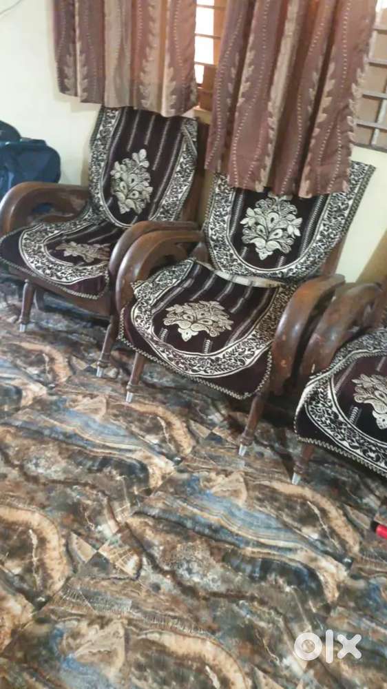 Wooden sofa