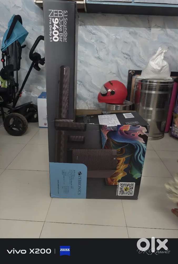 Zebronics 9400 soundbar 525W Box packet