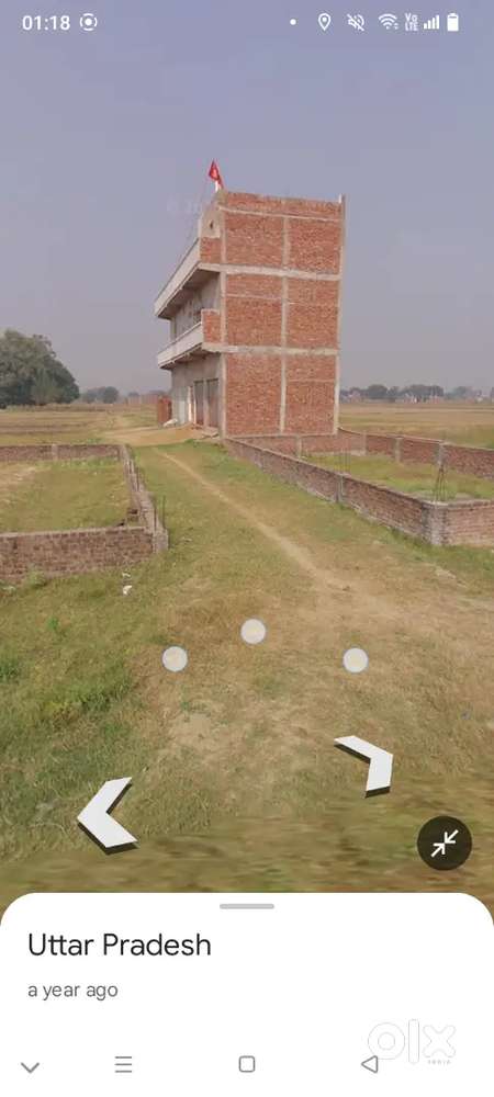 खाली प्लॉट है बाउंड्री नहीं है 15फिट दोनों साइड रोड है कोने का है