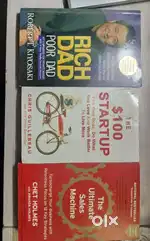 Rich Dad Poor Dad, The $100 Startup, The Ultimate sale machine