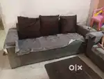 5 Seater Sofa set (3+2) Grey Colour