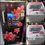 OFFER'S { FRIDGE WITH WASHING MACHINE } 5 YEAR WARRANTY_FREE DELIVERY
