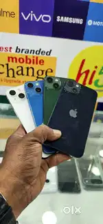 Apple 13/128.dual physical Sims .hi5 mobiles