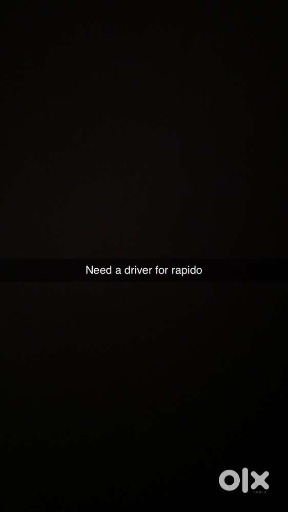 Need a bike driver