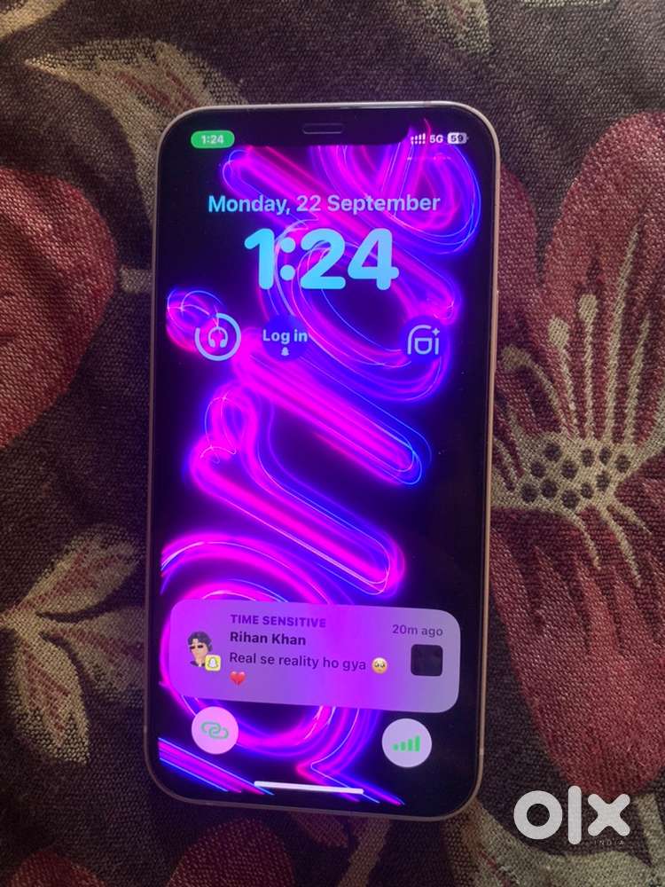 I phone 12 64 gb bettry halth 79% bill daba