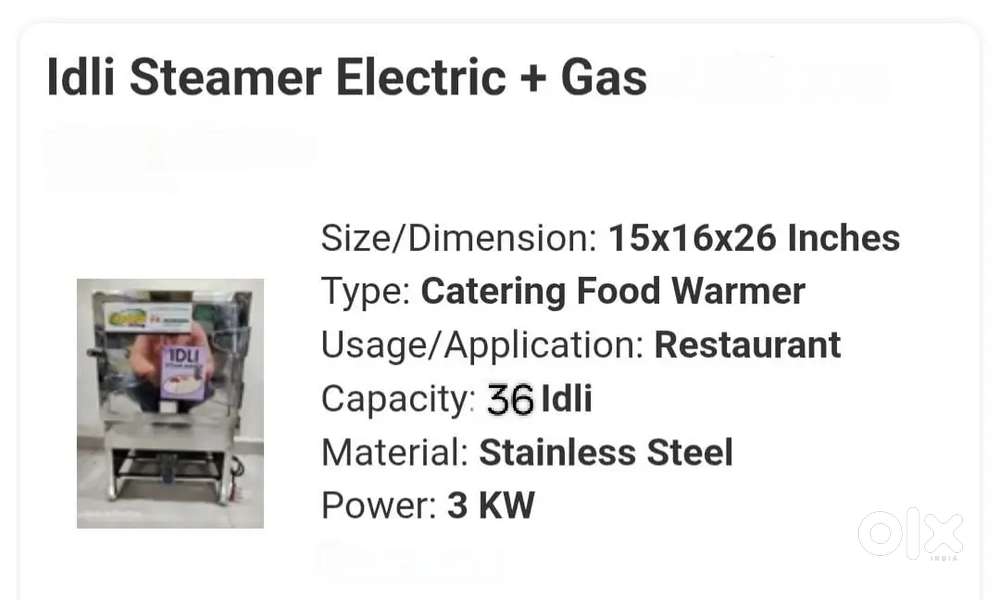 36 piece idli steamer