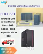 1 - Year Replacement Warranty  Branded FULL SET  CPU - Branded  Ram -