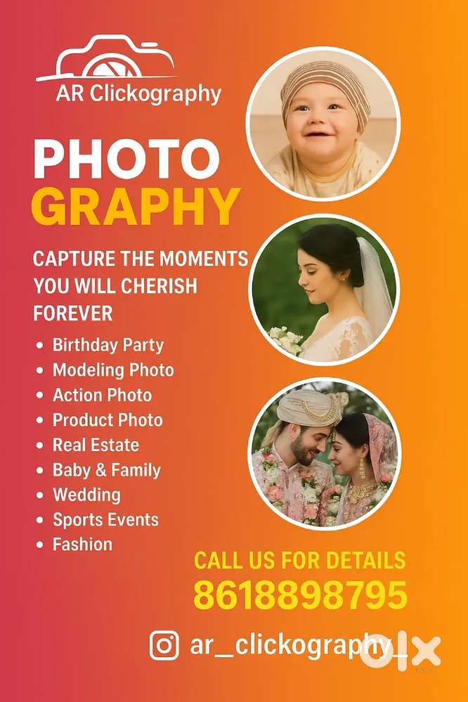 Photographer available for all events