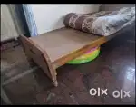 Single cot with mattress available for sale