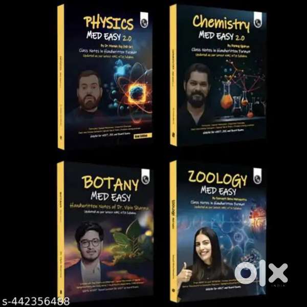 PW Chemistry, Physics, Botany and Zoology Med Easy Handwritten Notes