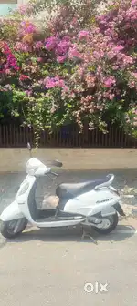Access 125Cc White colour metal mudguard