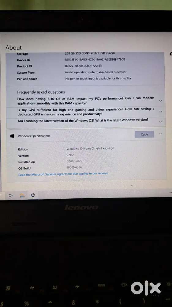Lenovo B40_80 Laptop