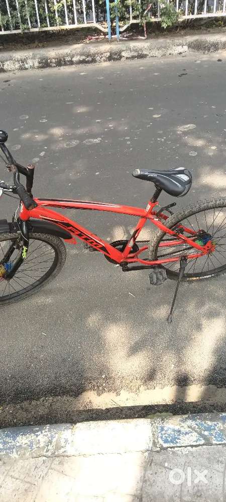Red colour cycle new condition tyre tube new