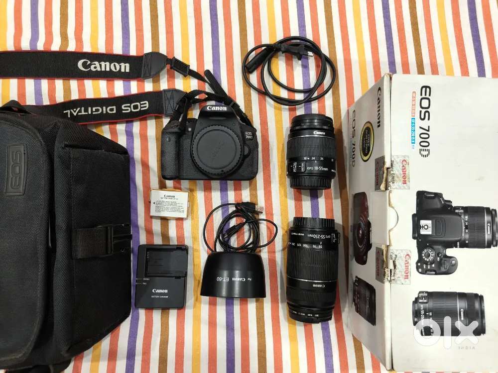 Canon 700D & 2 Lenses with accessories
