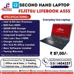 Second Hand Laptop in your Budget! Fujitsu LIFEBOOK A555