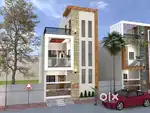 1 furnished beroom with attached washroom on terrace