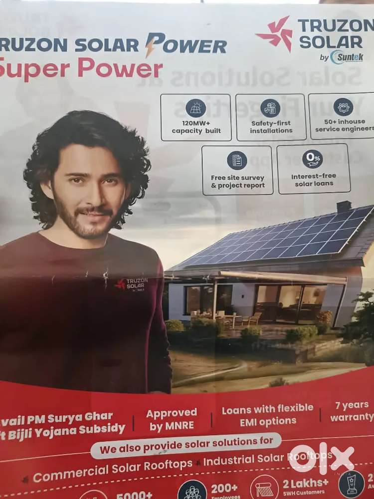 Truzone solar panel marketing work