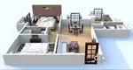 2 BHK, 2 private bathroom, near Bellandur Central Mall, Eco space