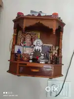 Woodan mandir  and folding table