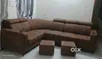 NEW. GOOD LOOKING L TYPE SOFA AVAILABLE AT ZAM ZAM FURNITURE