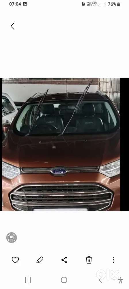 Ford EcosportMT 2016 Diesel 87500 Km Driven.button start.Alloy wheels.