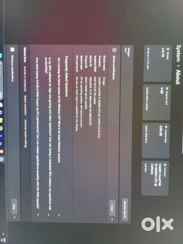 Lenovo IdeaPad Gaming 3 i5 10th Gen at Best Price