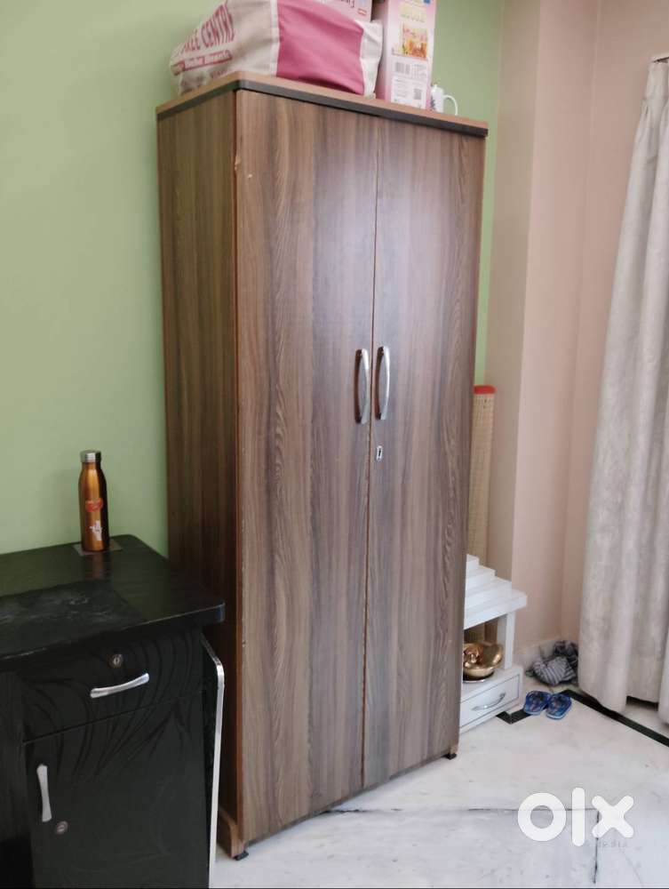 2 door engineering wood wardrobe
