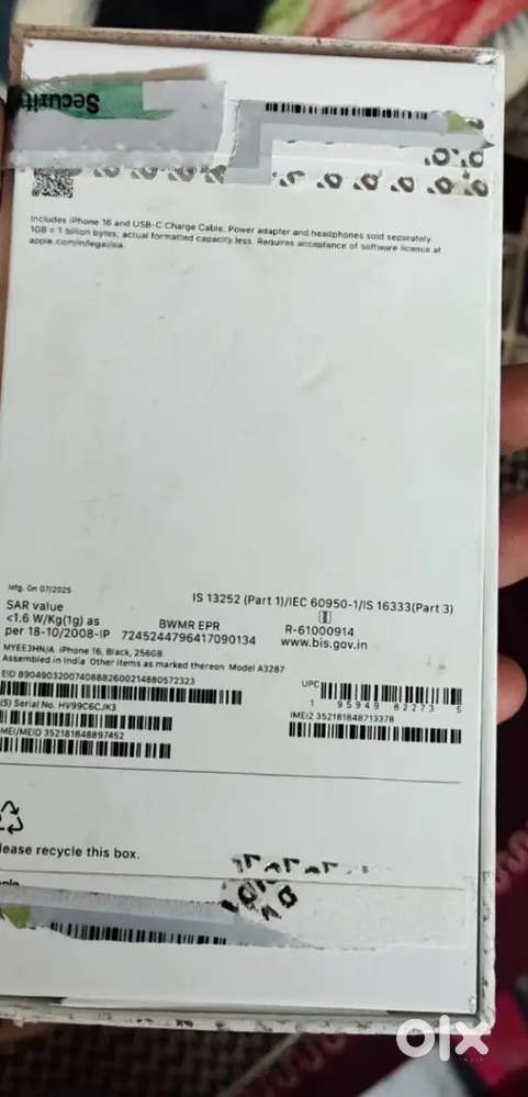 256gb Brand new unused iphone 16