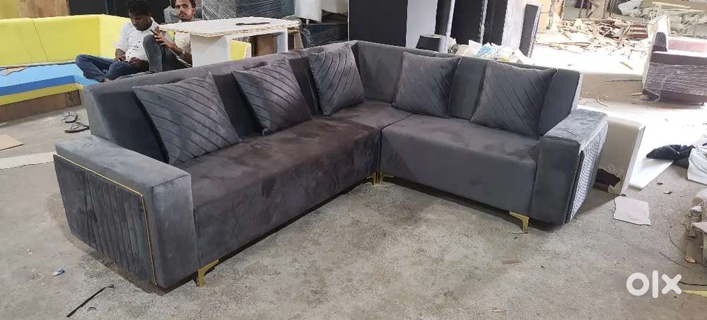 BEST CLASSES COLLECTION IN CORNER SOFA SET B318 ⅝