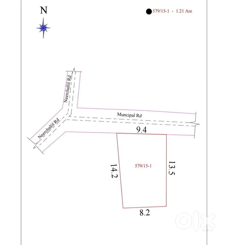 Edappally - Unnichira യിൽ 3 cent വില്പനക്ക്