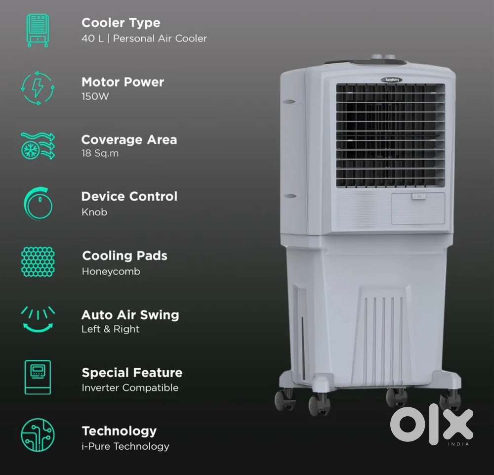 Symphony Hiflo 40 liters air cooler