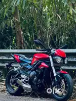 Triumph street trible 765s  ( KL registration)
