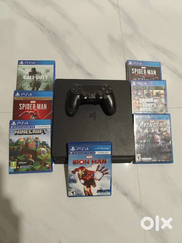 PS4 with 7 games