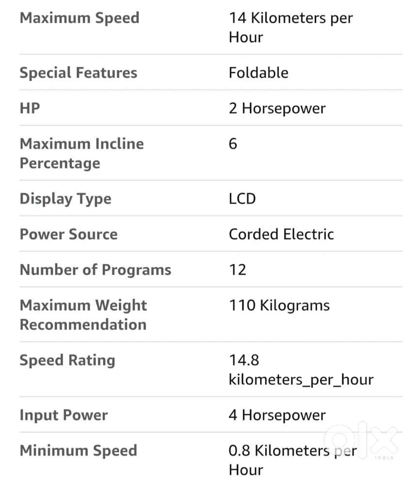 Powermax Treadmill