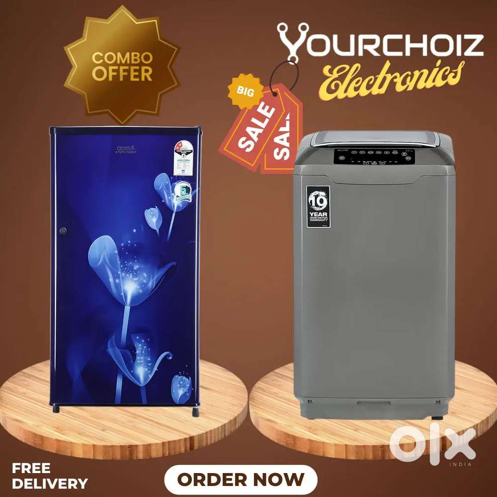 Washing Machine and Refrigerator – Both in Good Working Condition