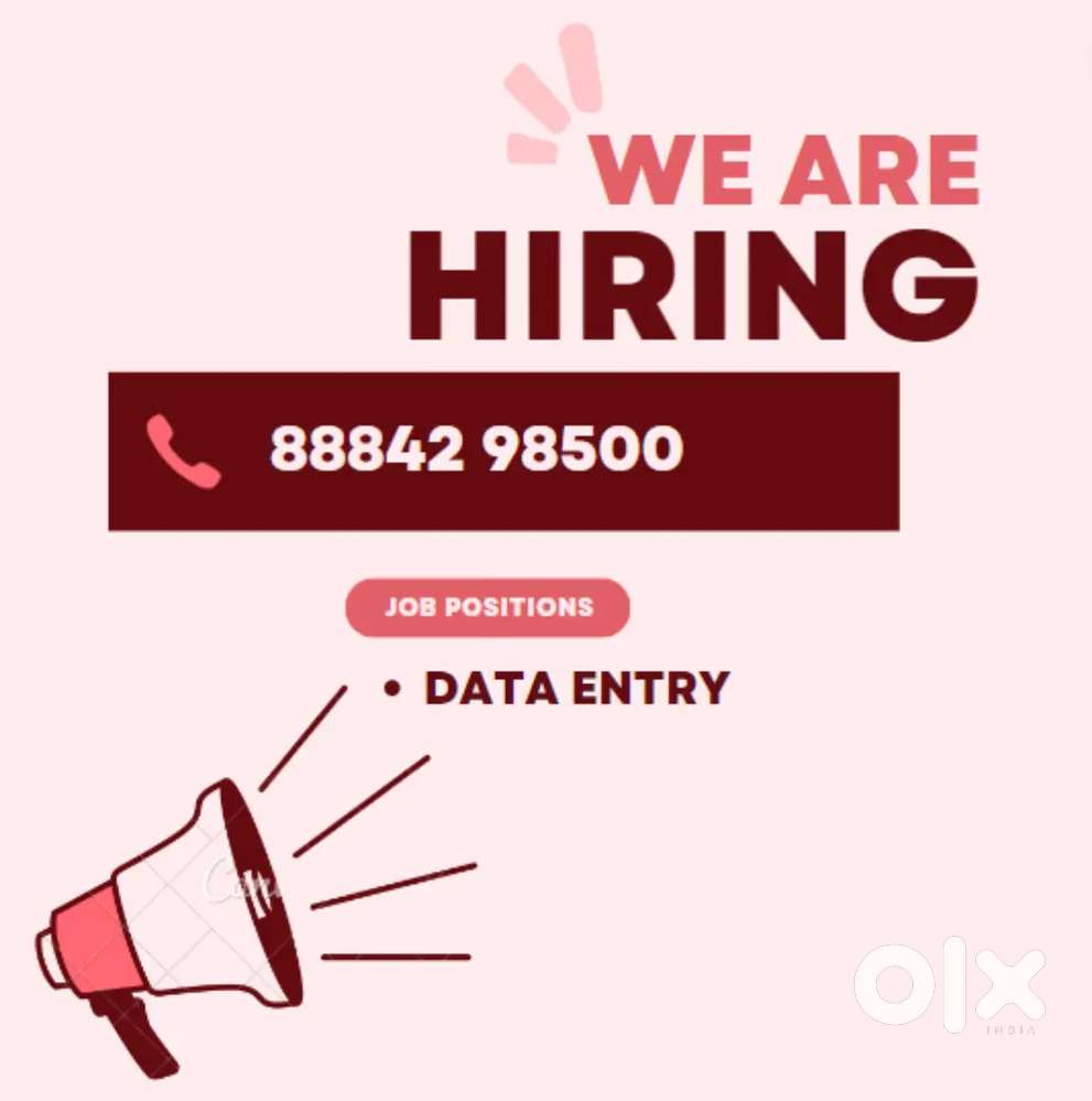 Typing job available - data entry - type using phone - weekly salary
