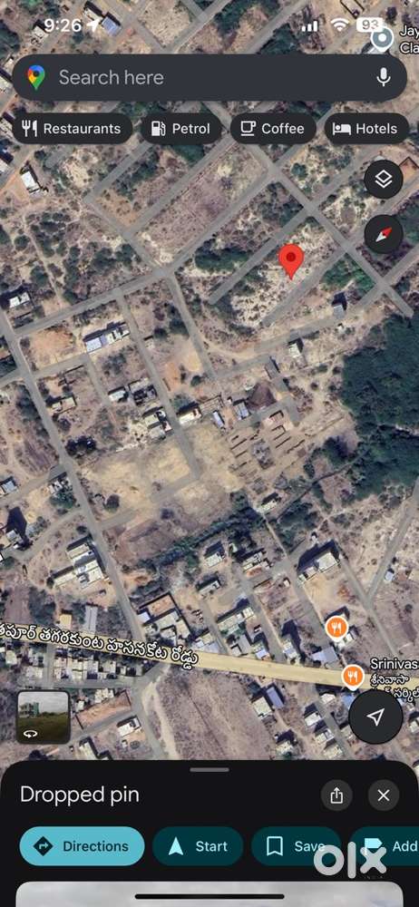 Ready to construct East facing 5.5 cents (40X60) plot for sale.