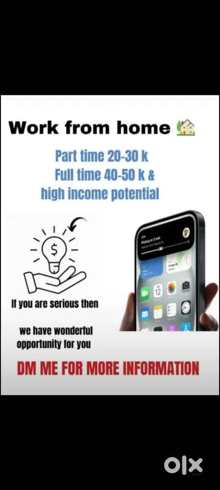 Work from home  part time and Full time