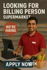 Needed staff for supermarket