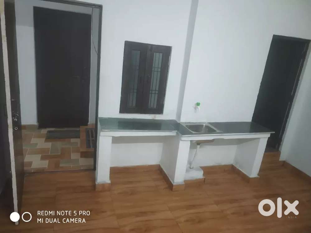 Single room set available for rent with attached toilet-bath-kitchen
