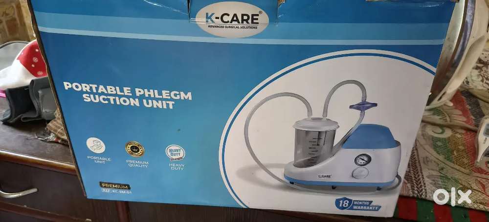 Suction machine for bed ridden patients