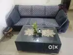 7-Seater Sofa Set with Center Table – Premium , Excellent Condition