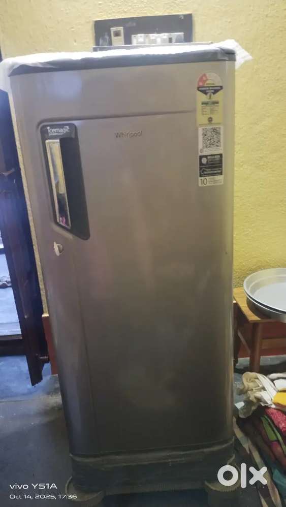 LG Single Door Refrigerator–190L, 2 Star, Inverter,Excellent Condition