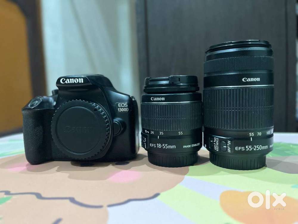 Canon 1300D Full Kit (2 Lenses) Perfect New Condition